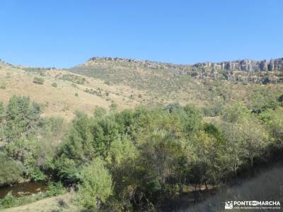 Meandros Río Lozoya - Pontón de la Oliva - Senda del Genaro GR300; viajes en autobus parque natural 